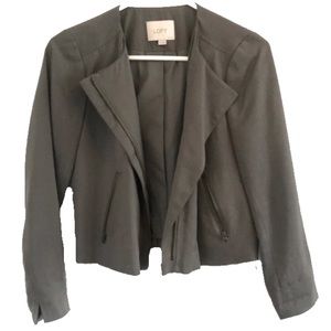 LOFT Drapey Moto Blazer